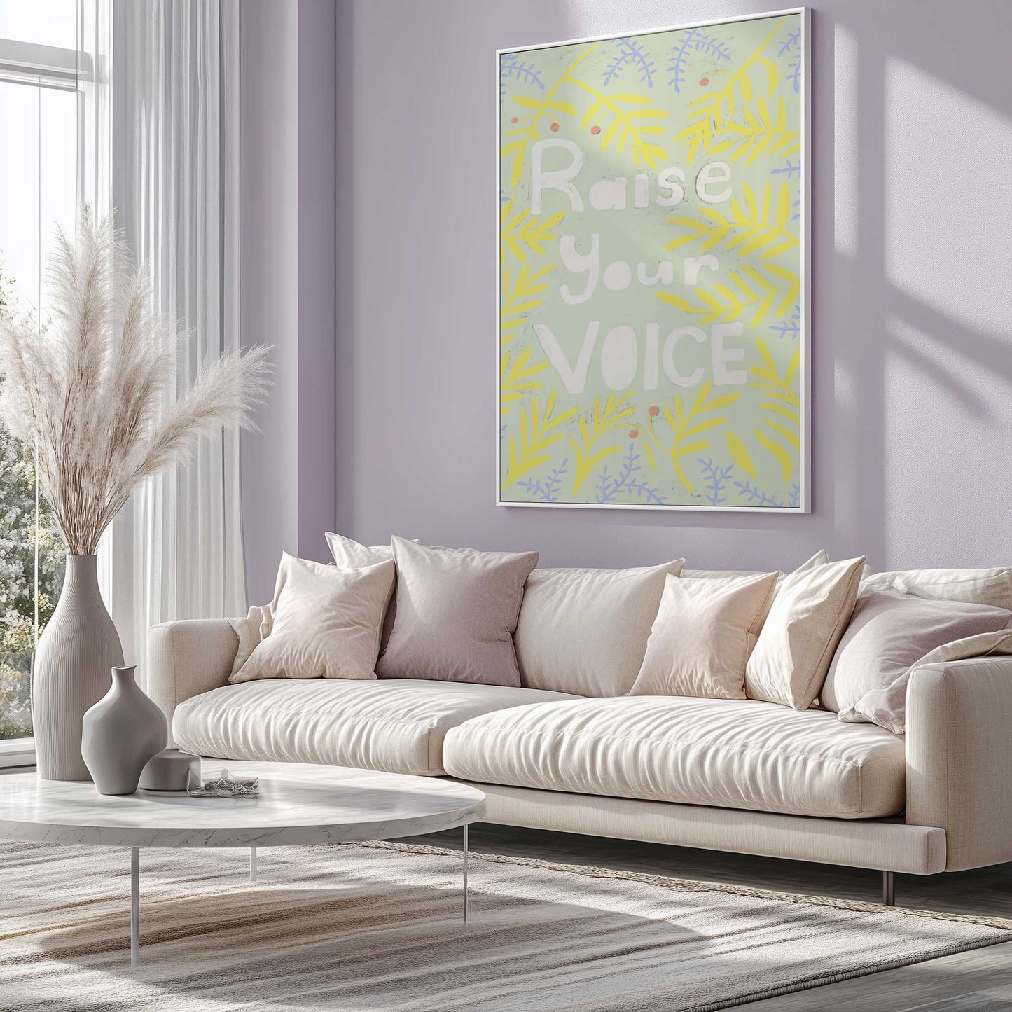 [SPECIAL],[LIFESTYLE], Picture of art hanging in a room
