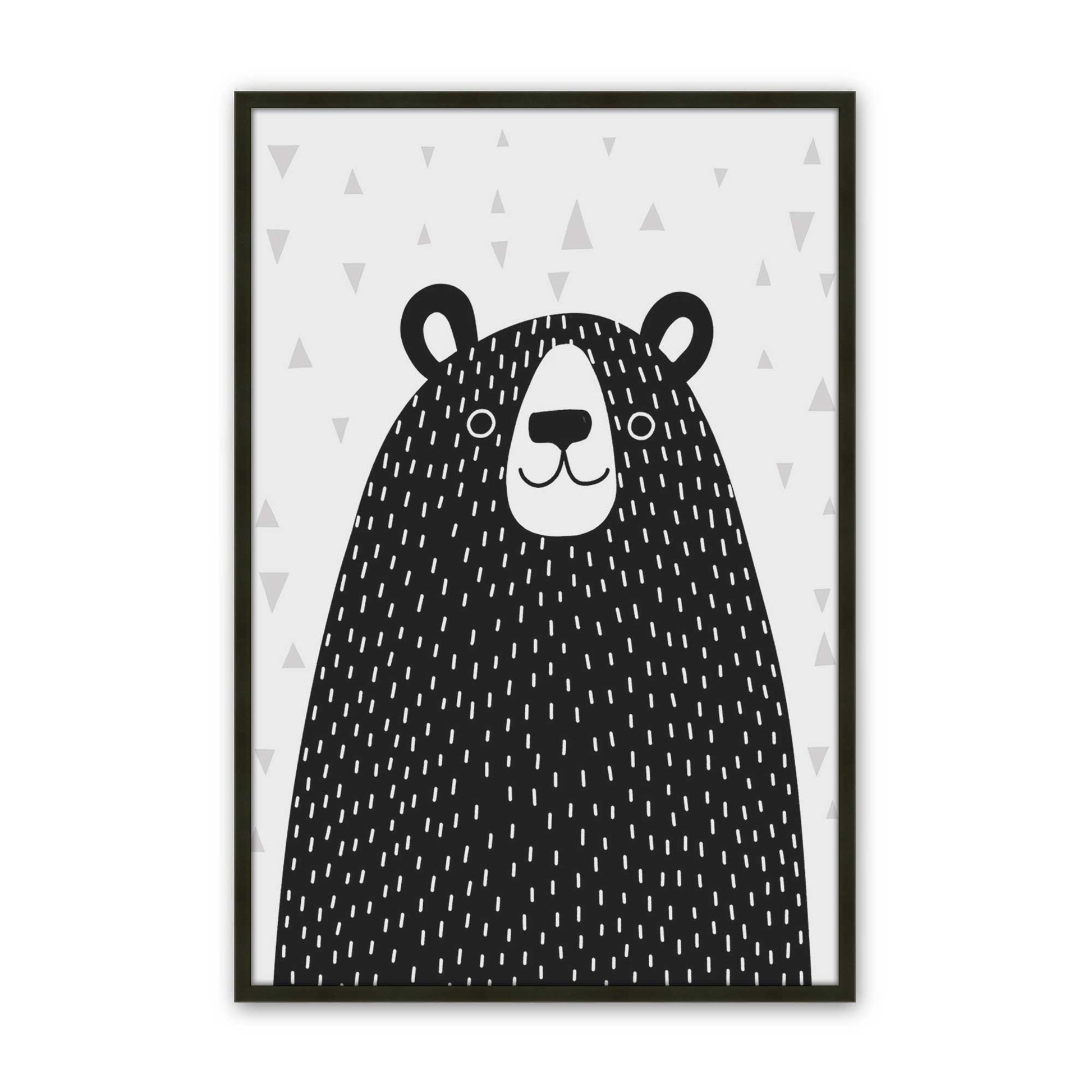 [Color:Satin Black], Picture of art in a Satin Black frame