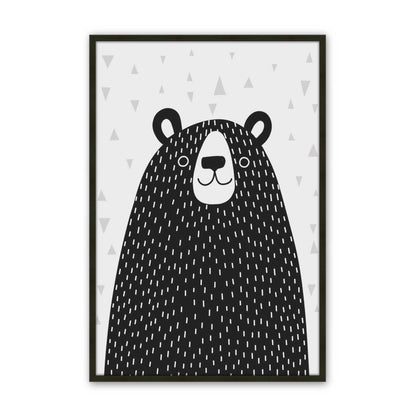 [Color:Satin Black], Picture of art in a Satin Black frame