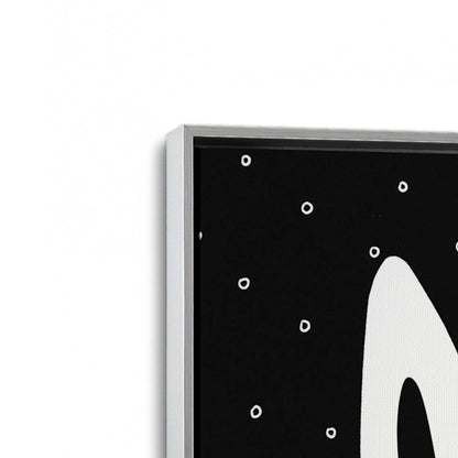 [Color:Polished Chrome], Picture of art in a Polished Chrome frame at an angle