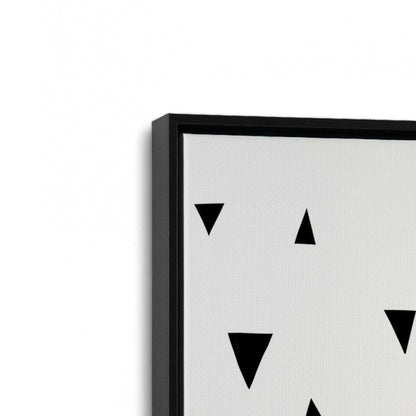 [Color:Satin Black], Picture of art in a Satin Black frame at an angle