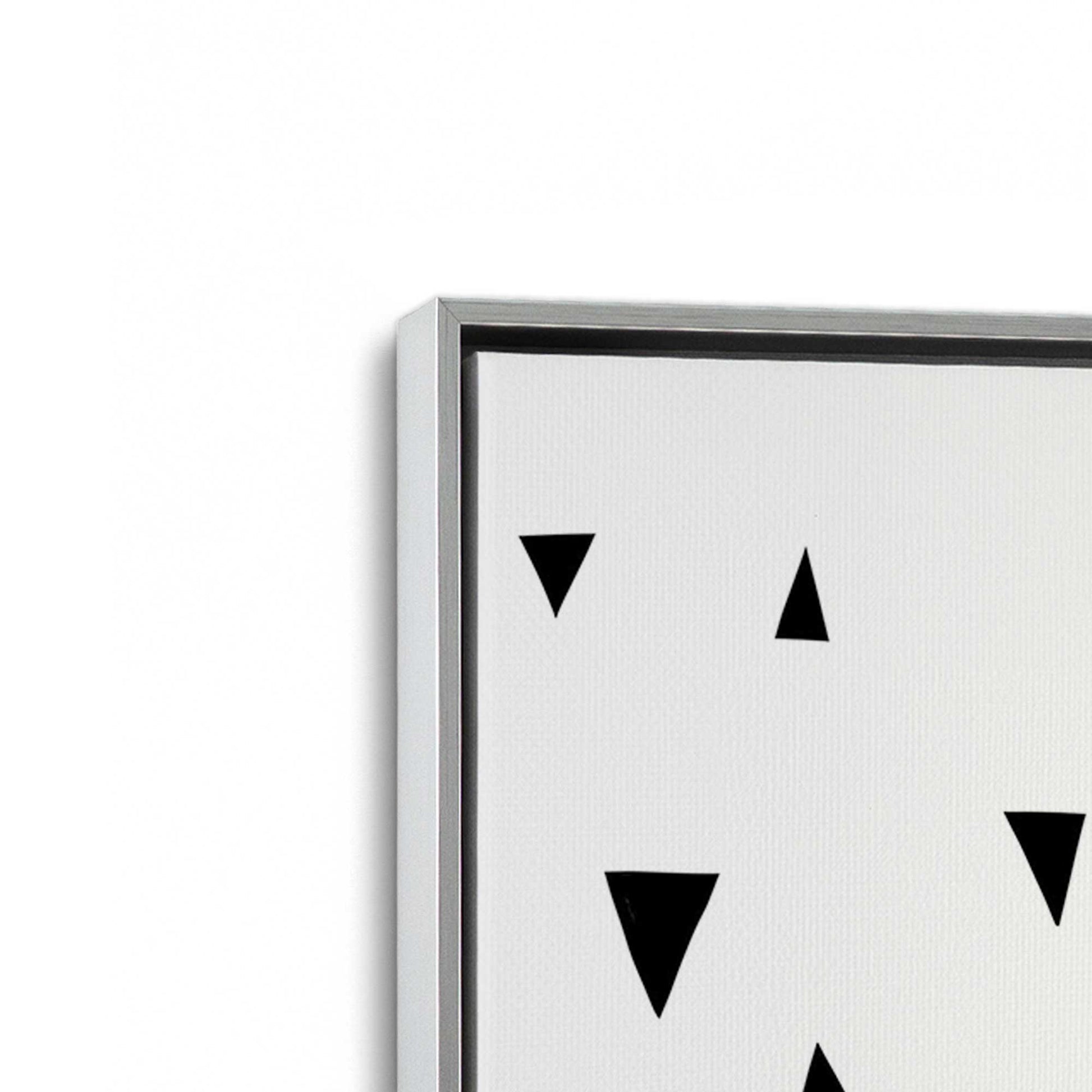 [Color:Polished Chrome], Picture of art in a Polished Chrome frame at an angle