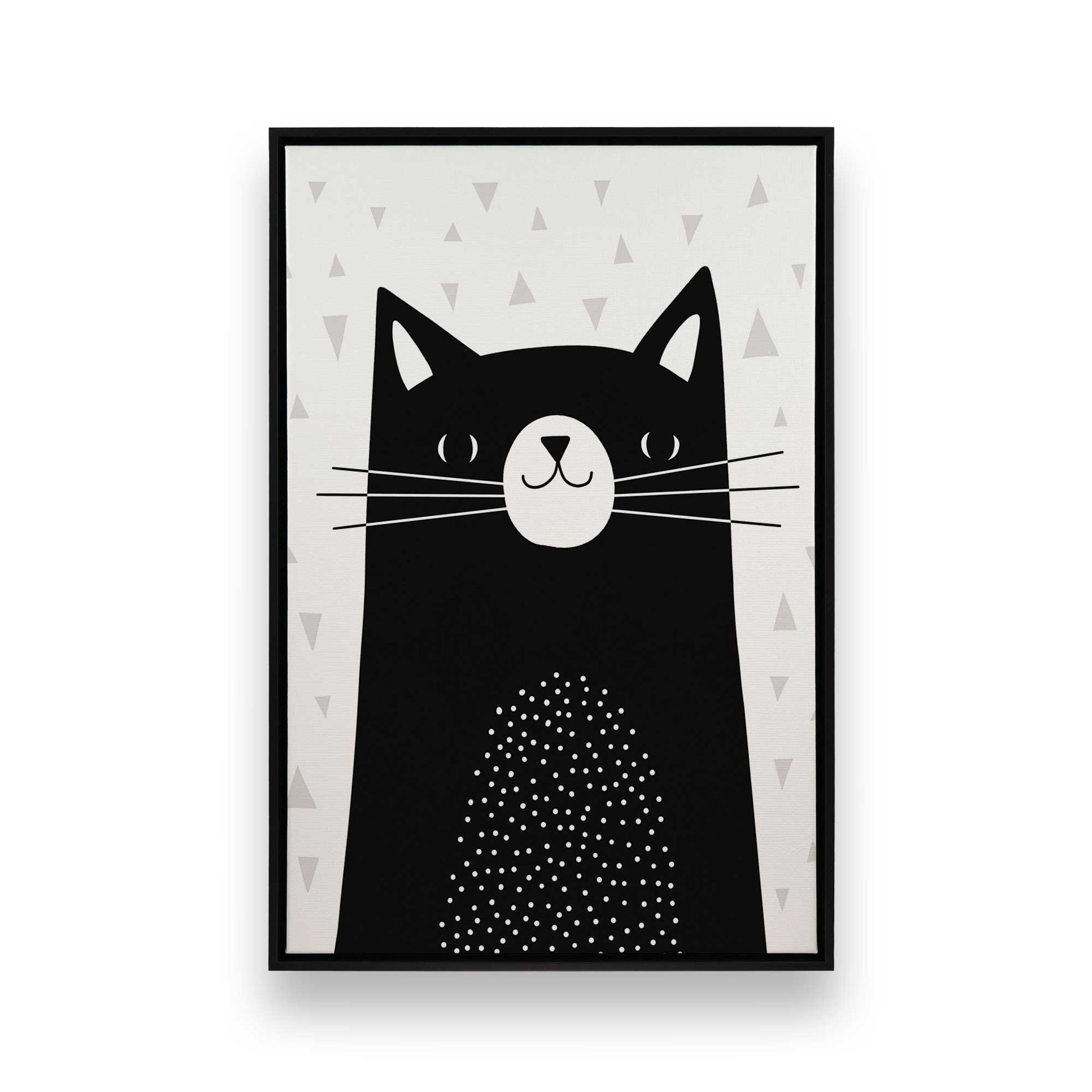 [Color:Satin Black], Picture of art in a Satin Black frame