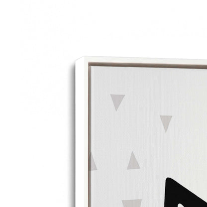 [Color:Opaque White], Picture of art in a White frame at an angle