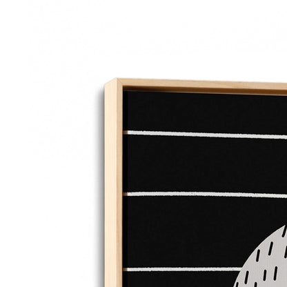 [Color:American Maple], Picture of art in a American Maple frame at an angle