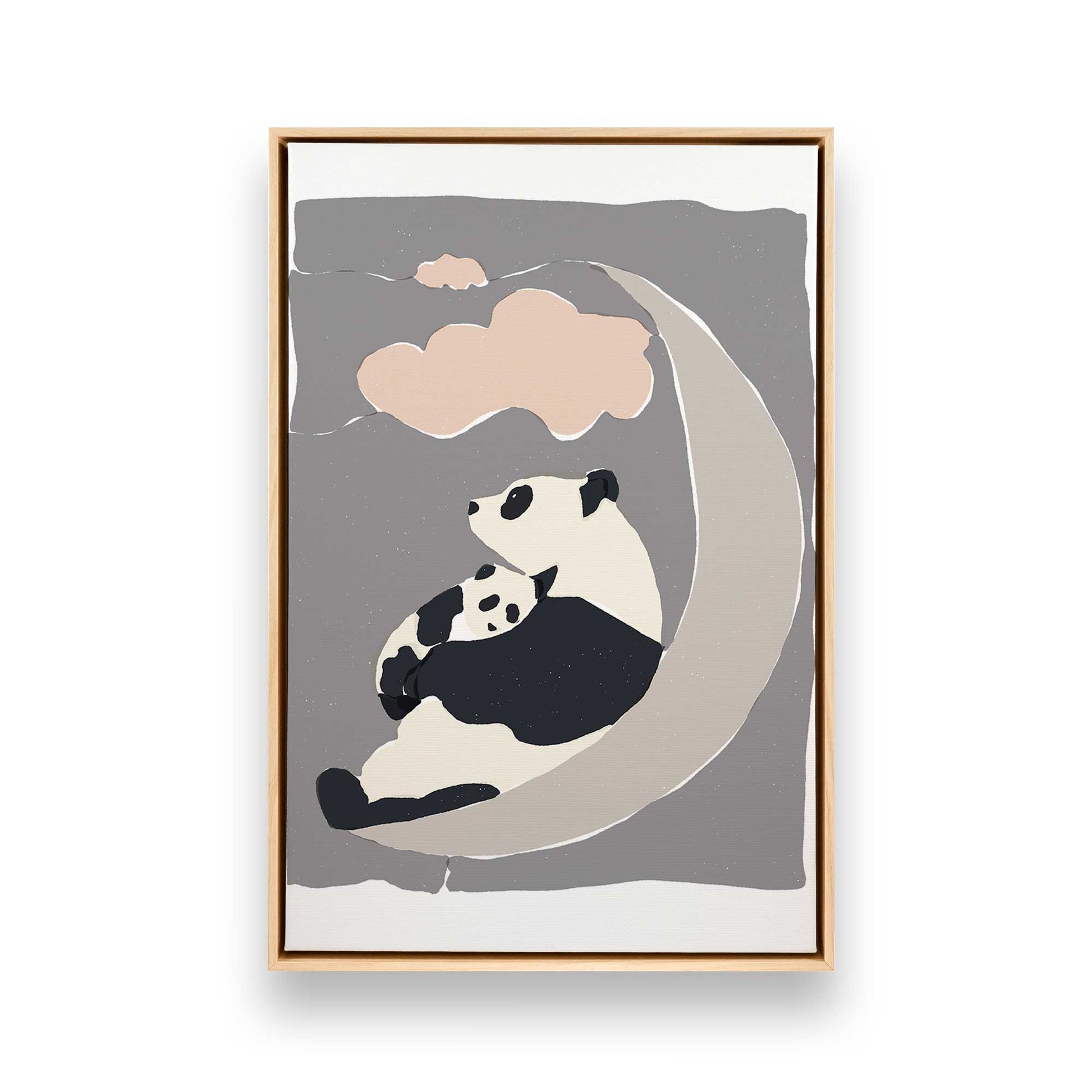 [Color:American Maple], Picture of art in a American Maple frame
