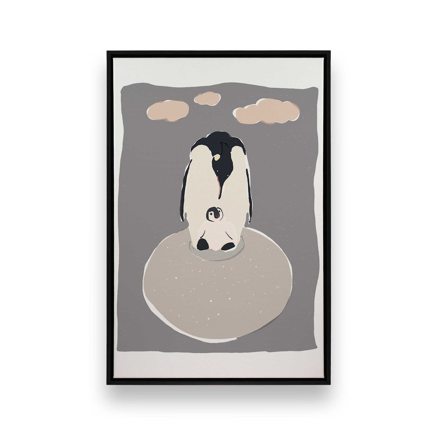 [Color:Satin Black], Picture of art in a Satin Black frame