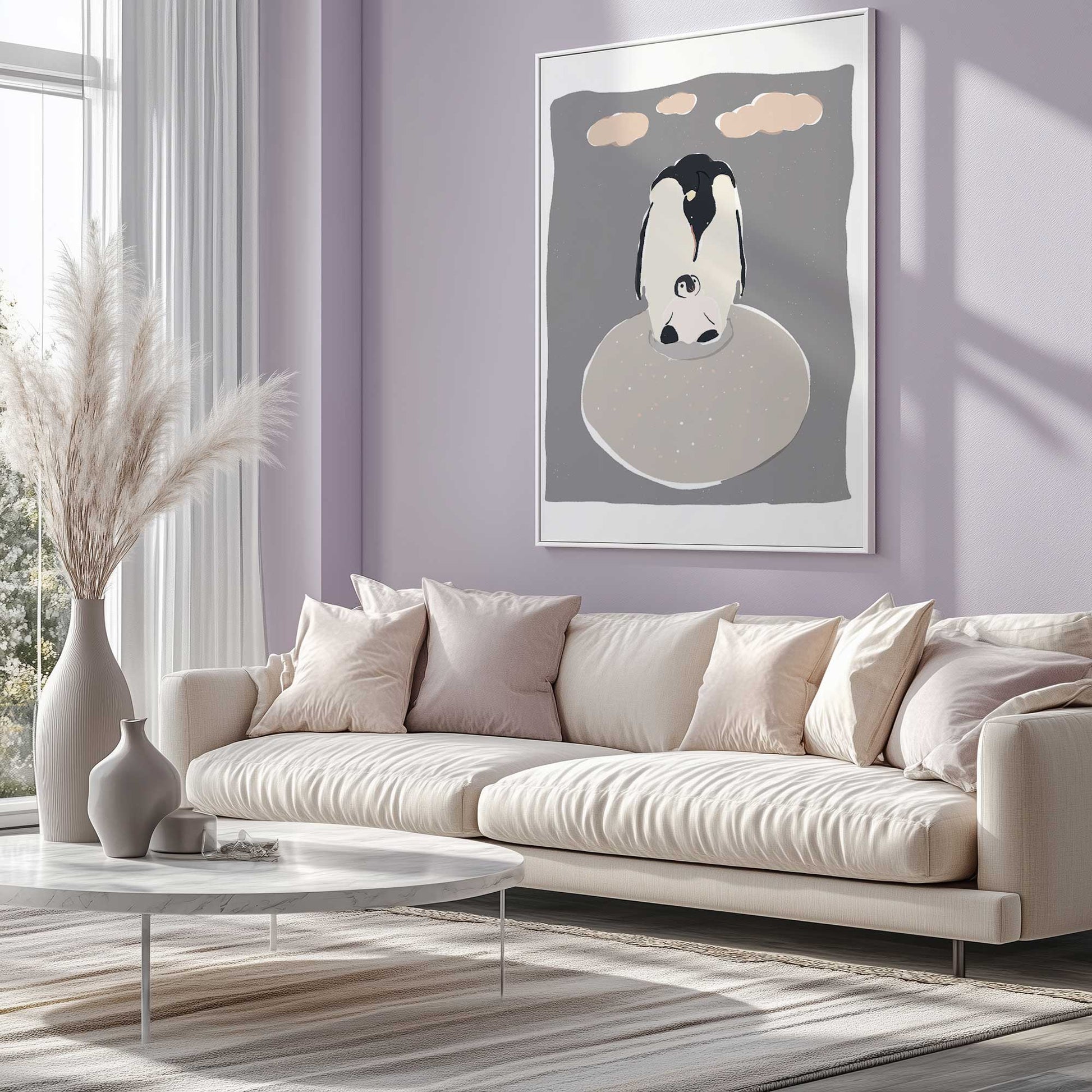 Picture of art in a room