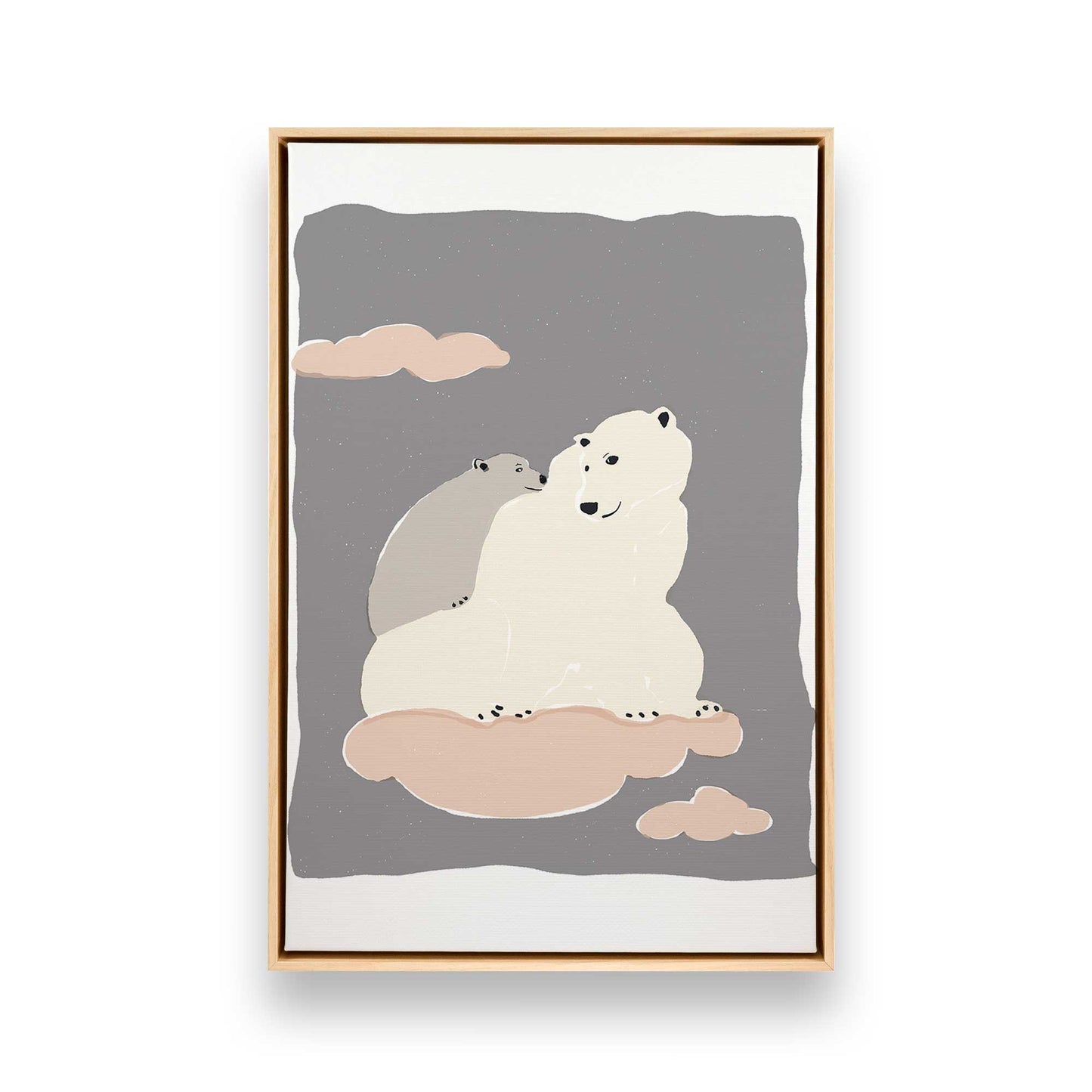 [Color:American Maple], Picture of art in a American Maple frame