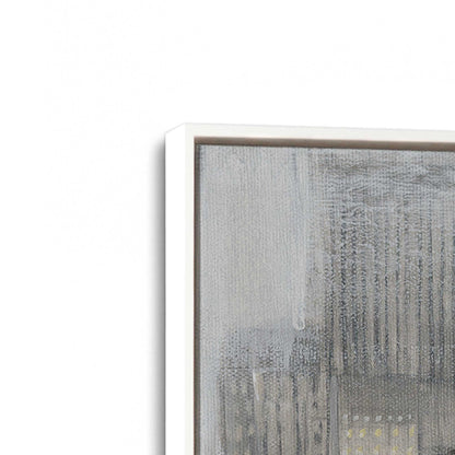 [Color:Opaque White], Picture of art in a White frame at an angle