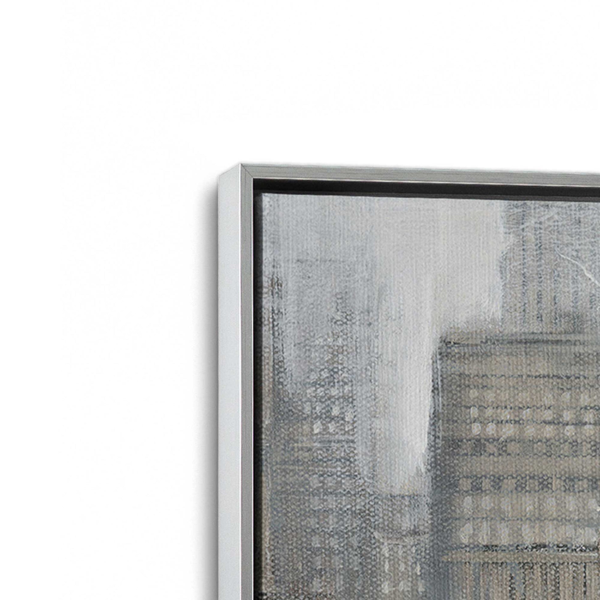[Color:Polished Chrome], Picture of art in a Polished Chrome frame at an angle