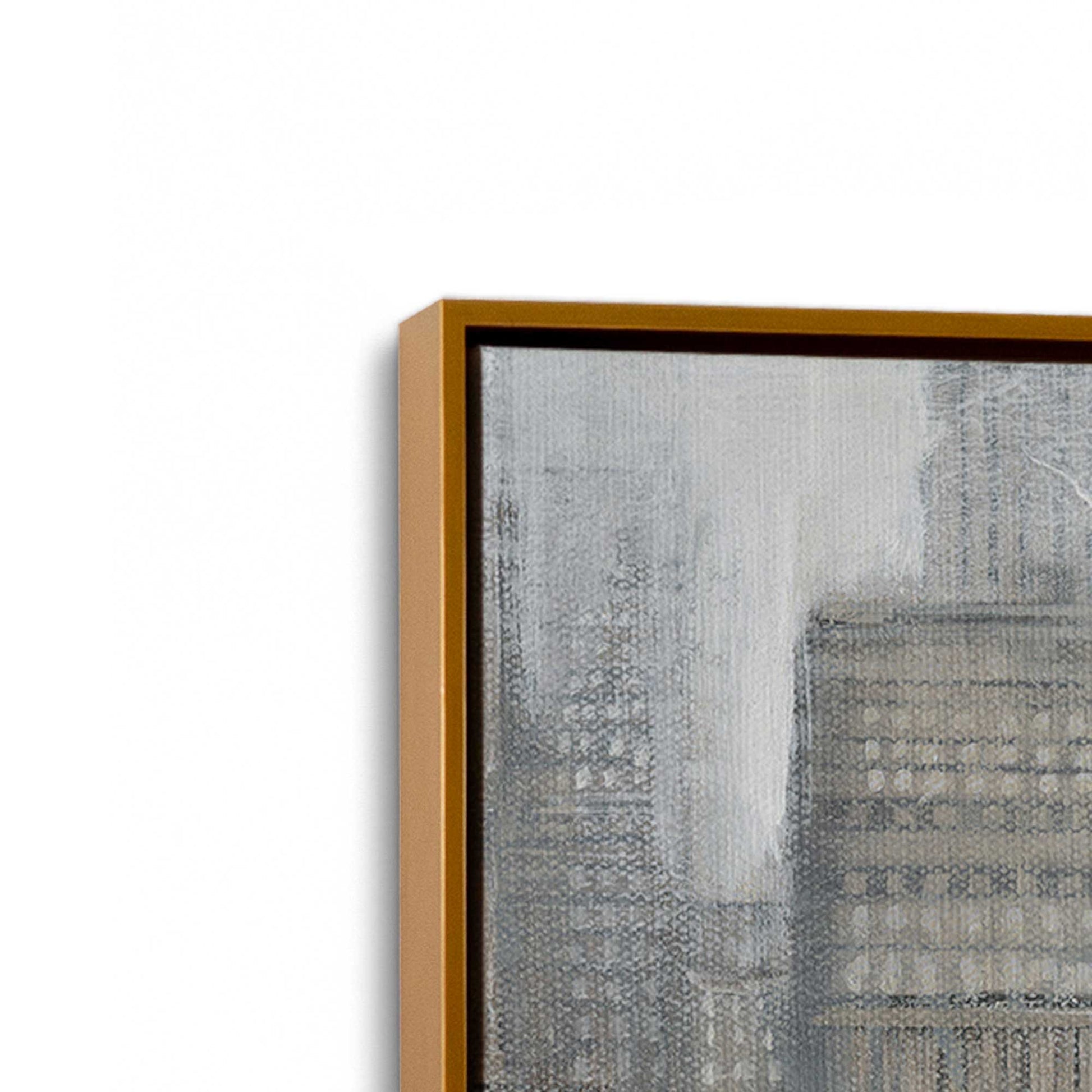 [Color:Polished Gold], Picture of art in a Polished Gold frame at an angle