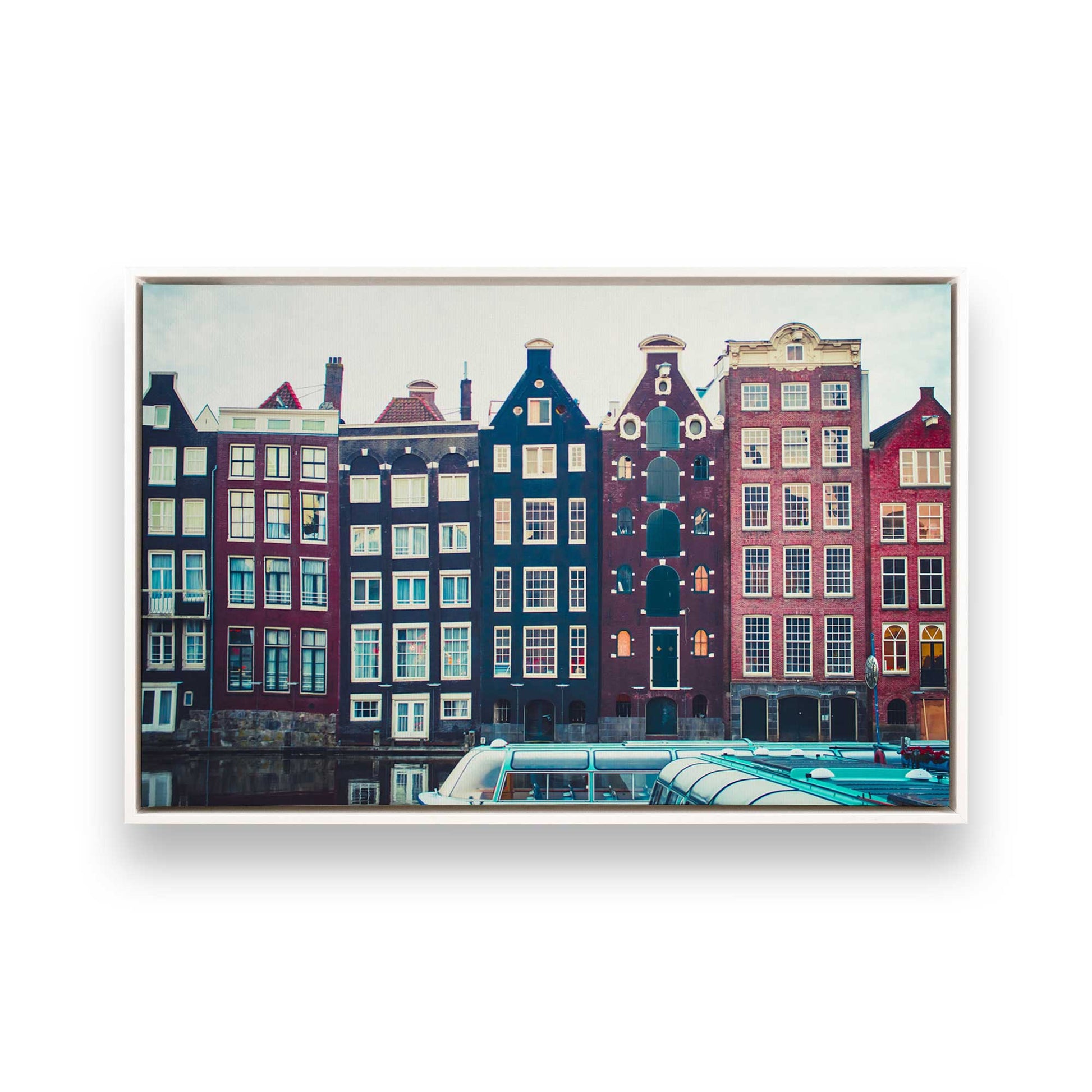 [Color:Opaque White], Picture of art in a White frame