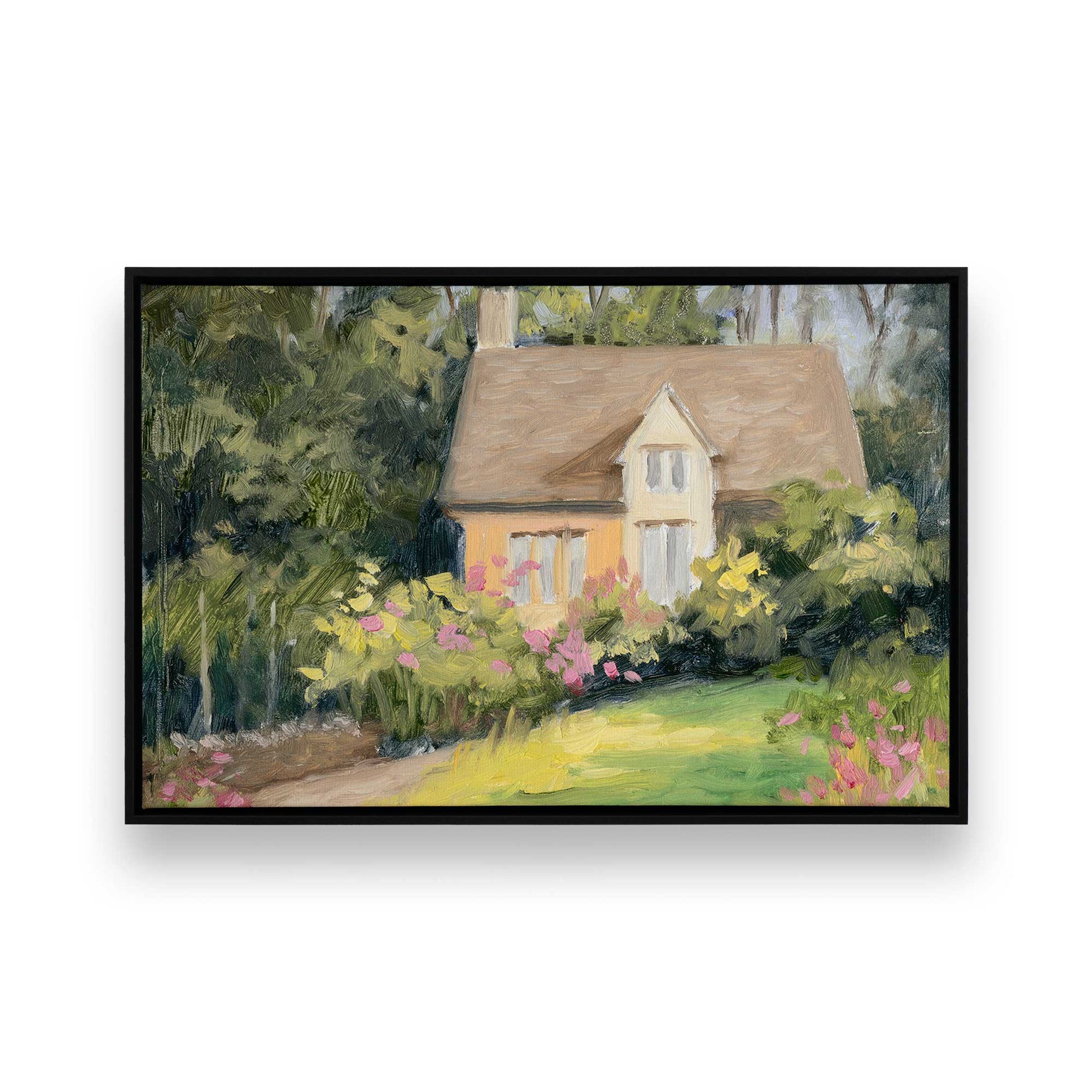 [Color:Satin Black], Picture of art in a Satin Black frame