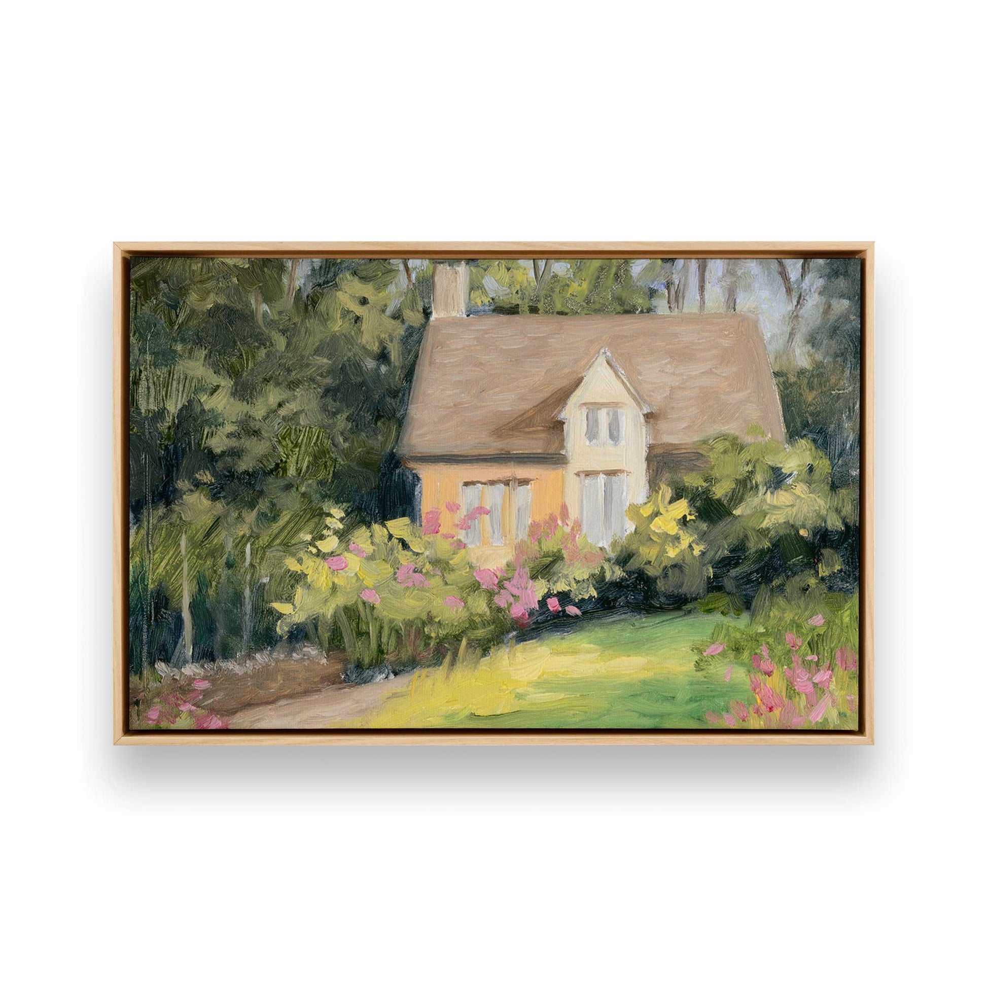 [Color:American Maple], Picture of art in a American Maple frame