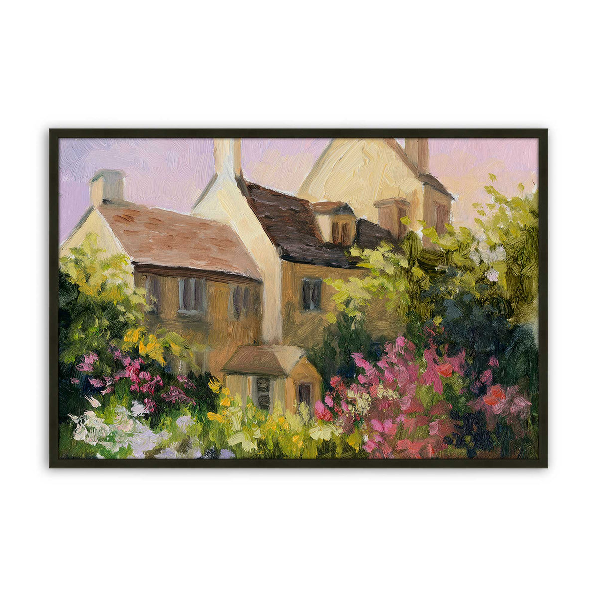 [Color:Satin Black], Picture of art in a Satin Black frame