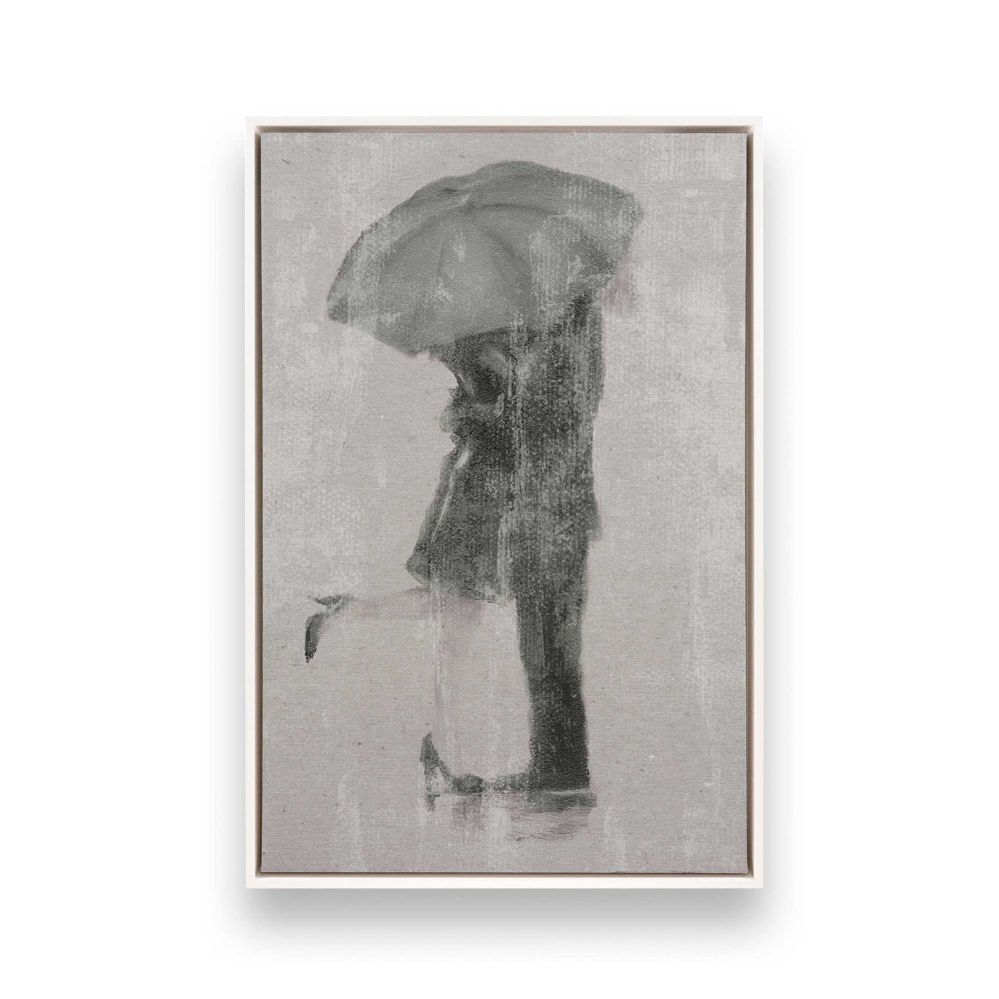 [Color:Opaque White], Picture of art in a White frame