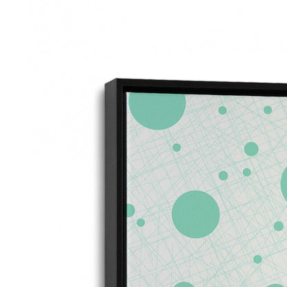 [Color:Satin Black], Picture of art in a Satin Black frame at an angle
