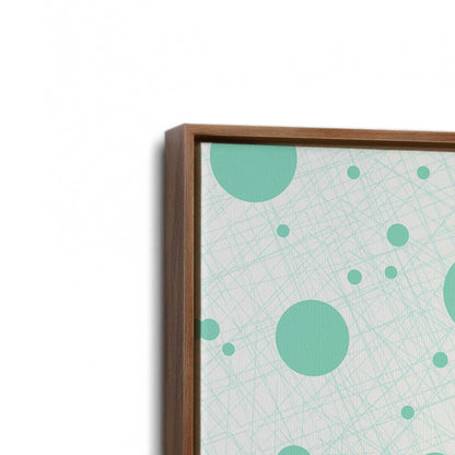 [Color:Walnut], Picture of art in a Walnut frame at an angle