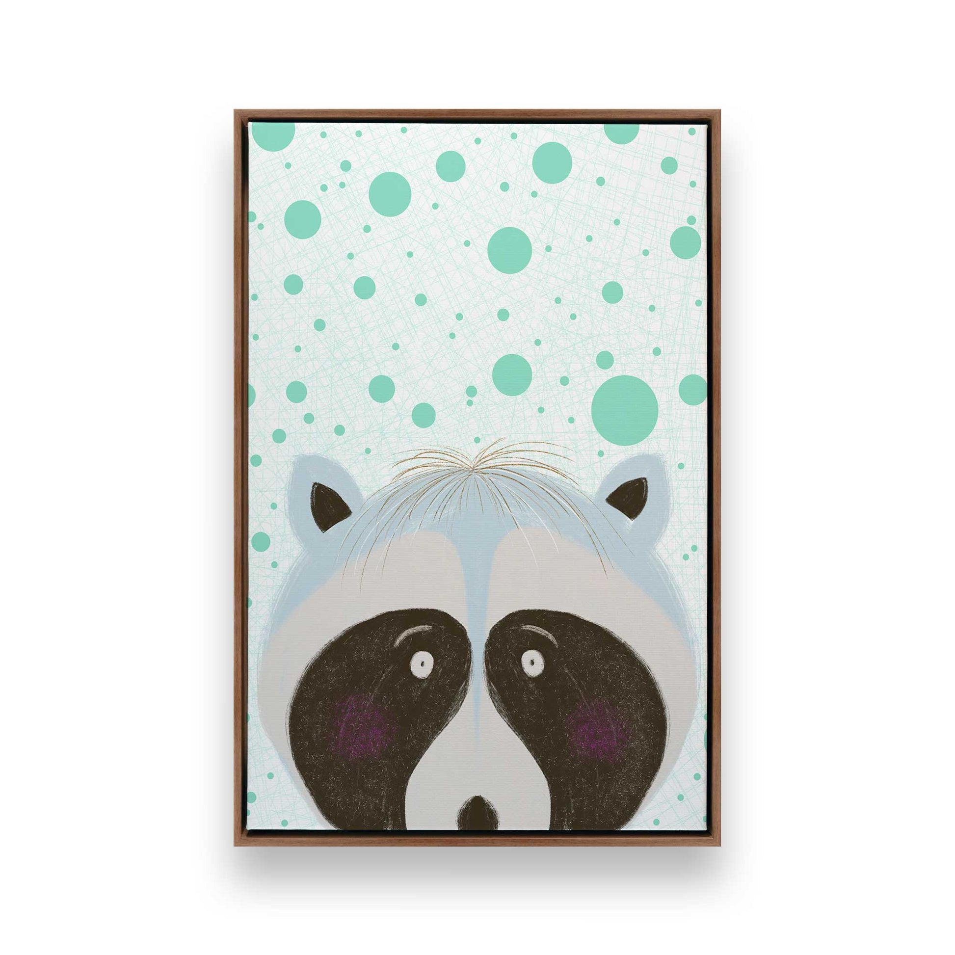 [Color:Walnut], Picture of art in a Walnut frame