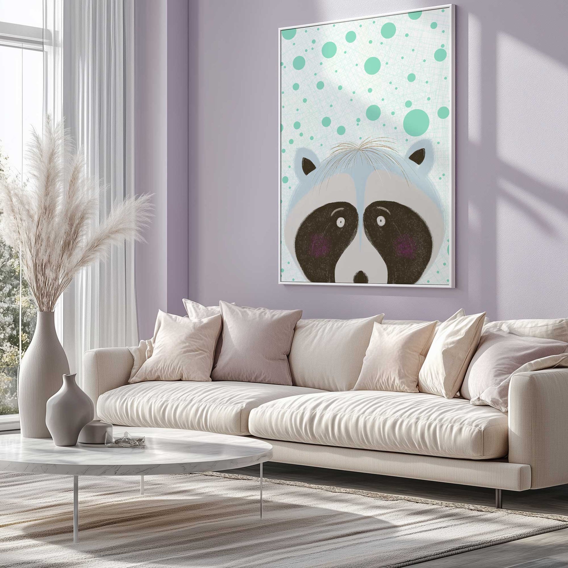 [SPECIAL],[LIFESTYLE], Picture of art hanging in a room