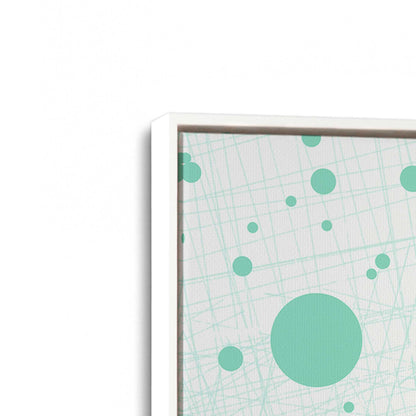 [Color:Opaque White], Picture of art in a White frame at an angle