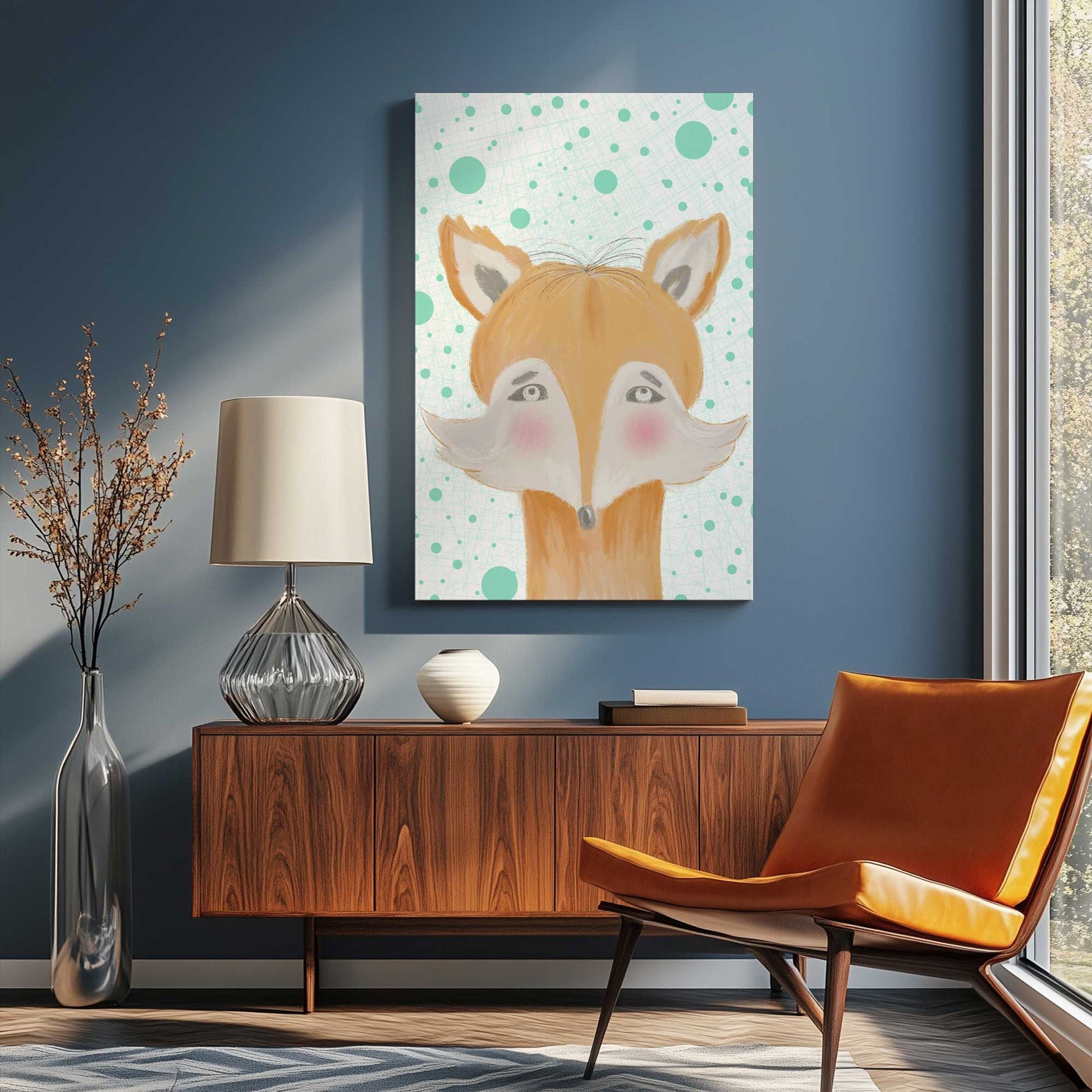 Picture of art in a room