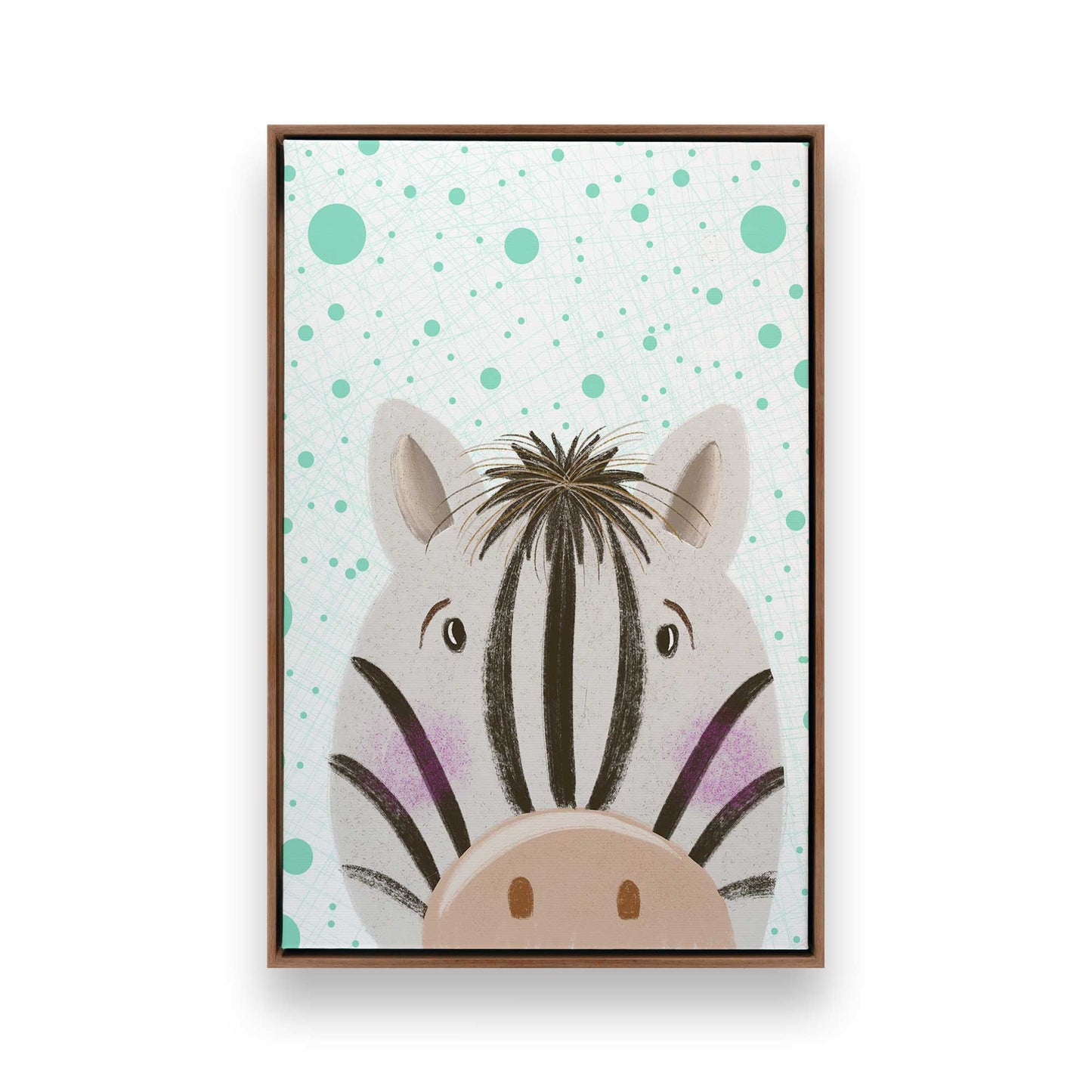 [Color:Walnut], Picture of art in a Walnut frame