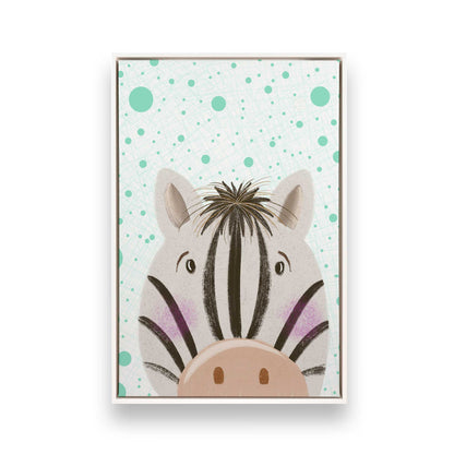 [Color:Opaque White], Picture of art in a White frame