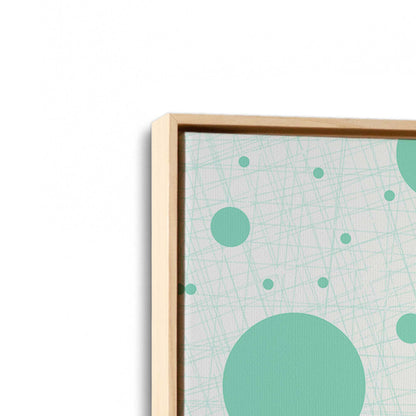 [Color:American Maple], Picture of art in a American Maple frame at an angle