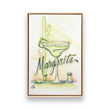 [Color:American Maple], Picture of art in a American Maple frame