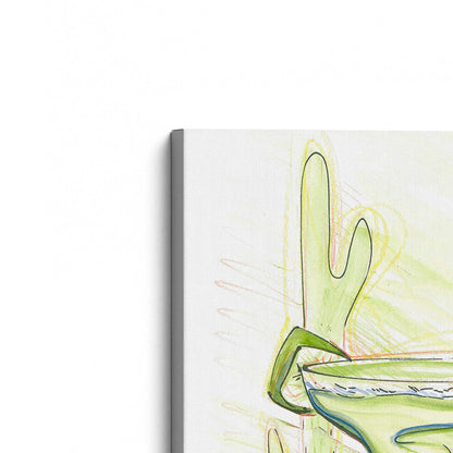[Color:Stretched Canvas], Picture of the corner of the art