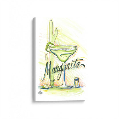 [Color:Stretched Canvas], Picture of art at an angle