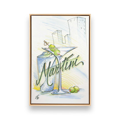 [Color:American Maple], Picture of art in a American Maple frame