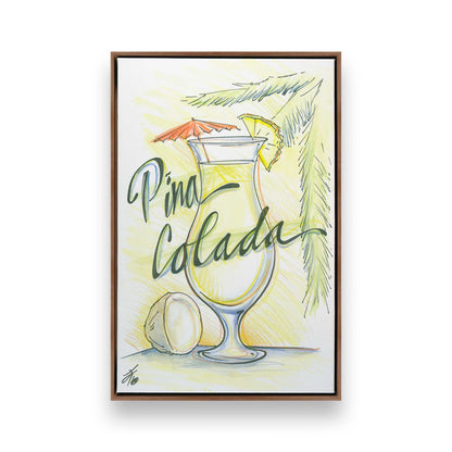 [Color:Walnut], Picture of art in a Walnut frame