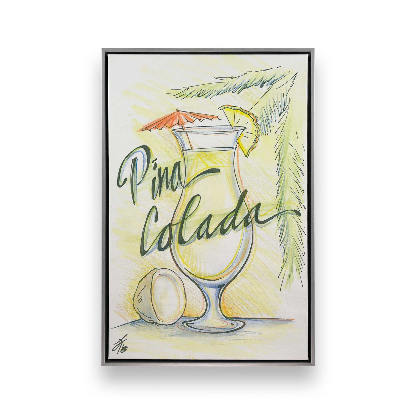 [Color:Polished Chrome], Picture of art in a Polished Chrome frame