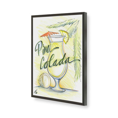 [Color:Satin Black], Picture of art in a Satin Black frame of the corner