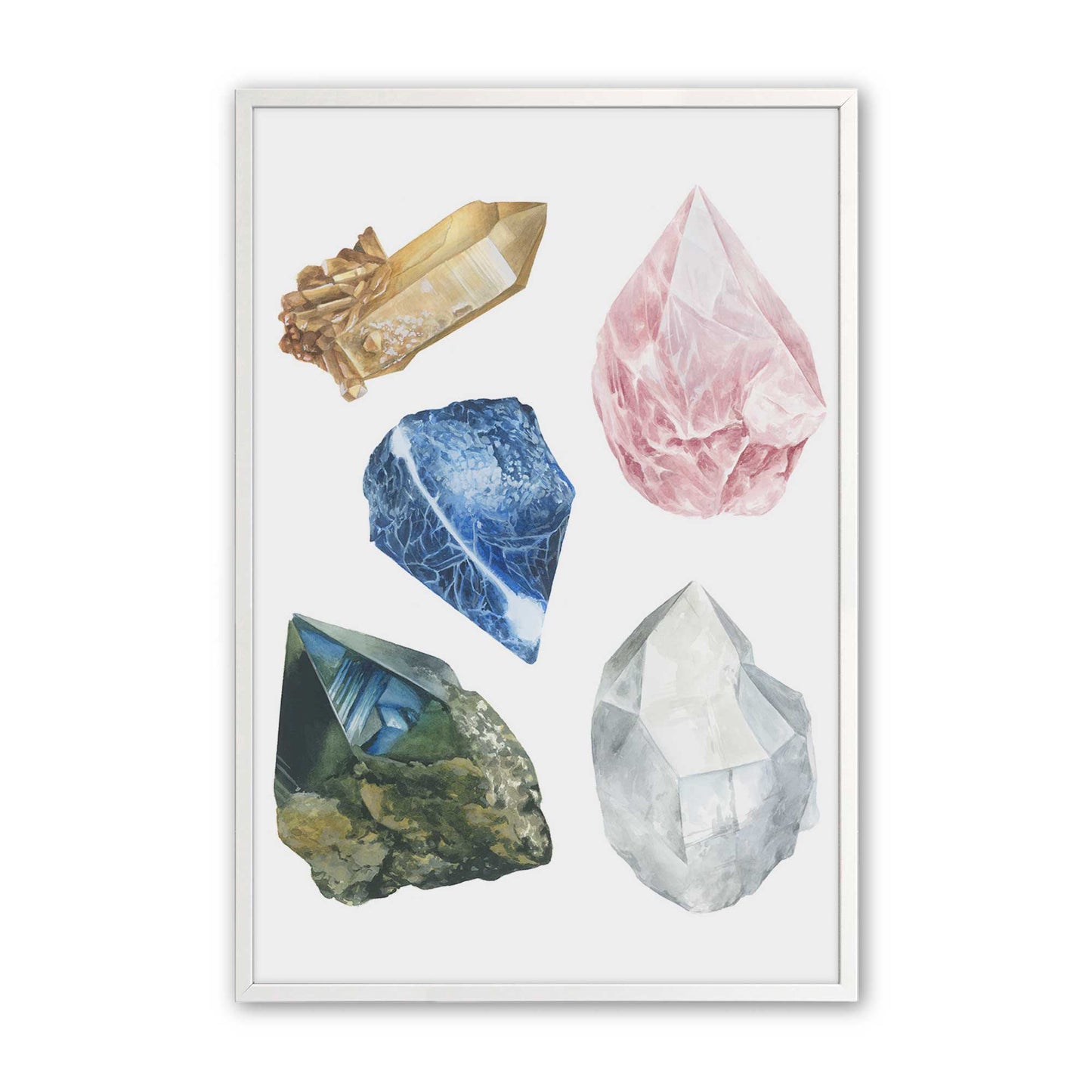 [Color:Opaque White], Picture of art in a Opaque White frame