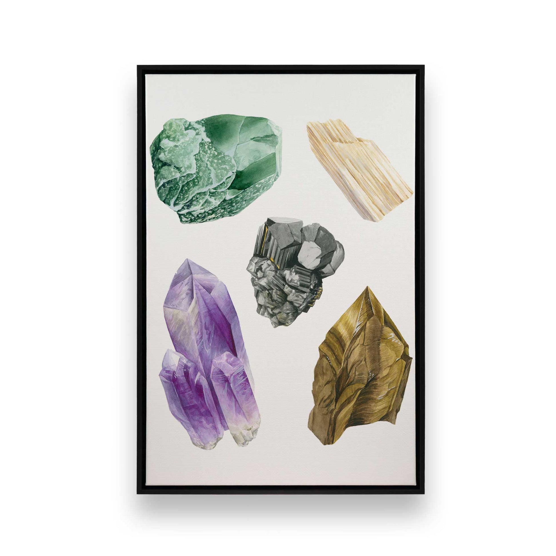 [Color:Satin Black], Picture of art in a Satin Black frame