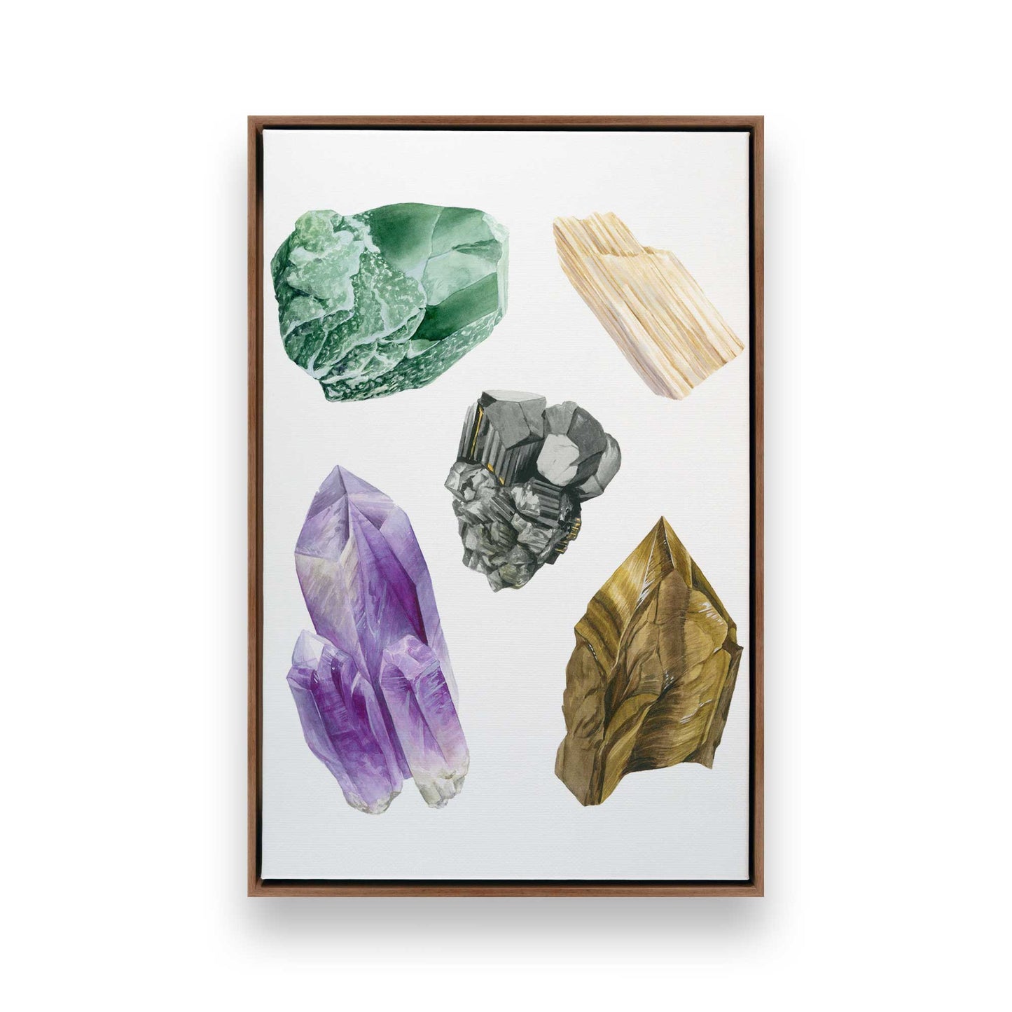 [Color:Walnut], Picture of art in a Walnut frame