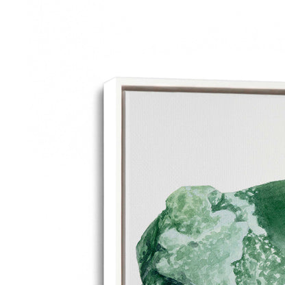 [Color:Opaque White], Picture of art in a White frame at an angle