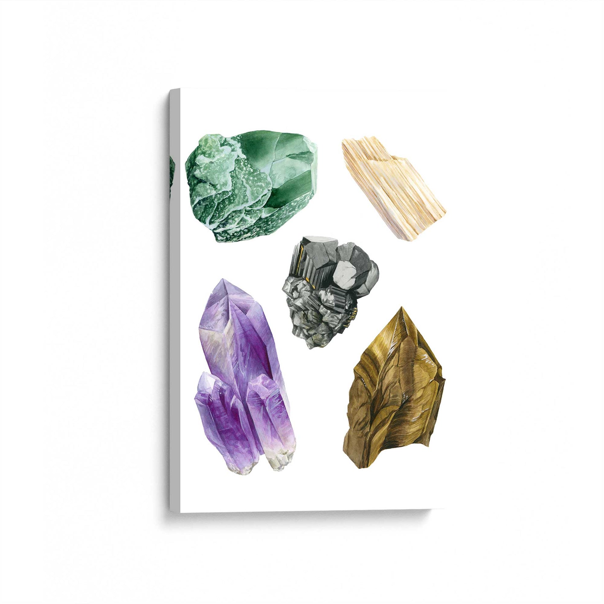 [Color:Stretched Canvas], Picture of art at an angle
