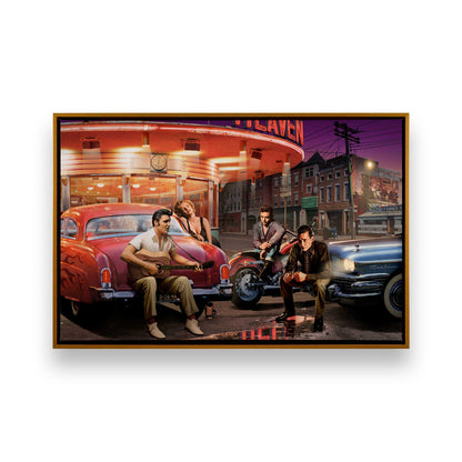 [Color:Polished Gold], Picture of art in a Polished Gold frame
