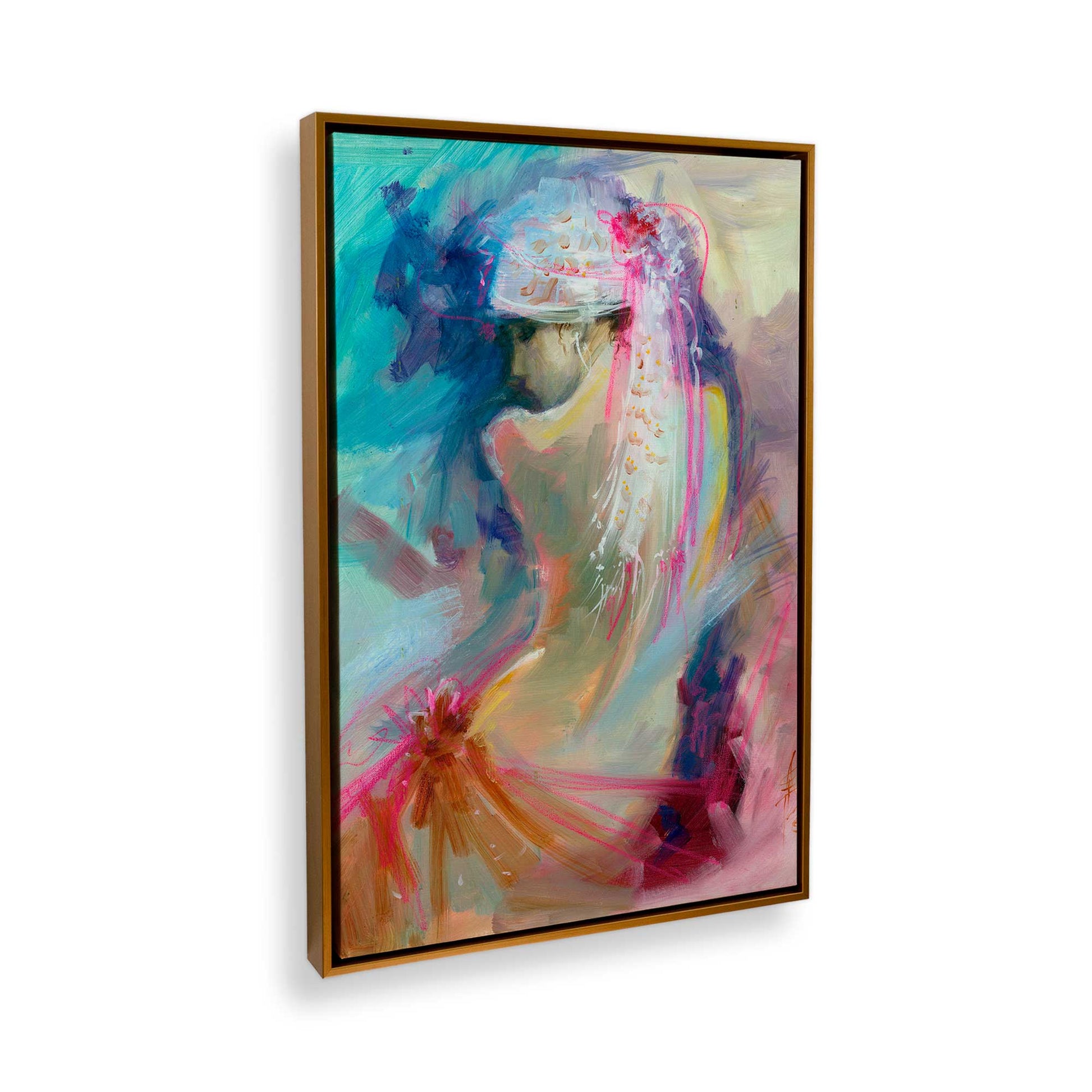 [Color:Polished Gold], Picture of the corner of the art