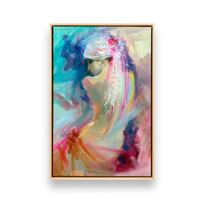 [Color:American Maple], Picture of art in a American Maple frame