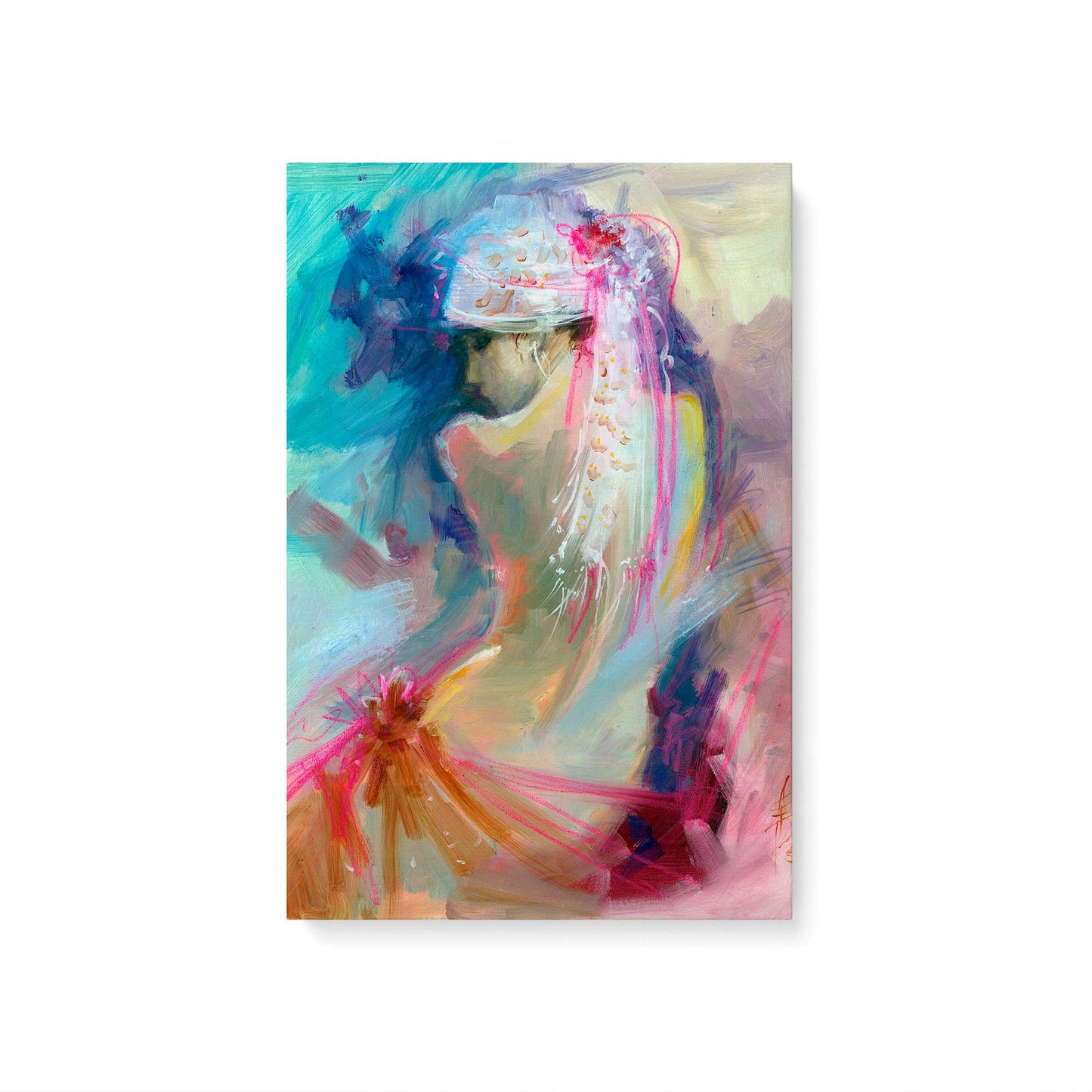 [Color:Stretched Canvas], Picture of art