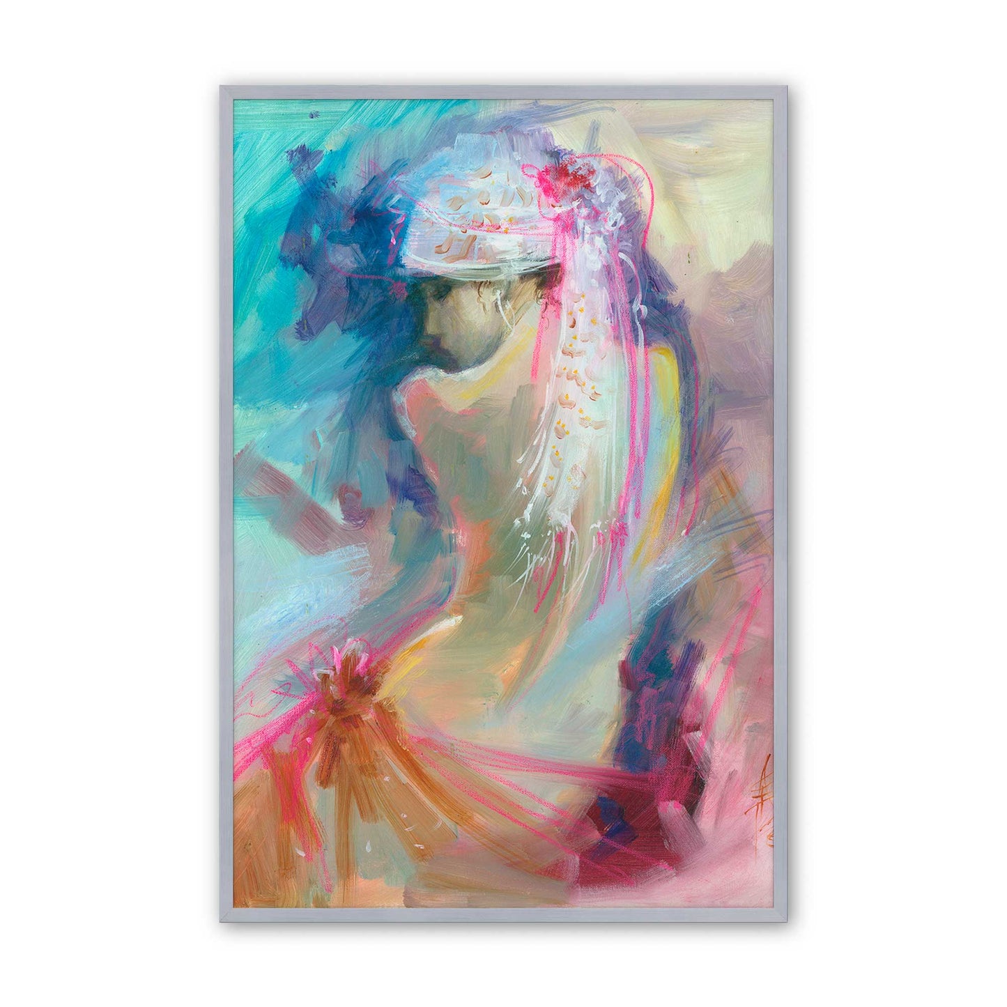 [Color:Polished Chrome], Picture of art in a Polished Chrome frame