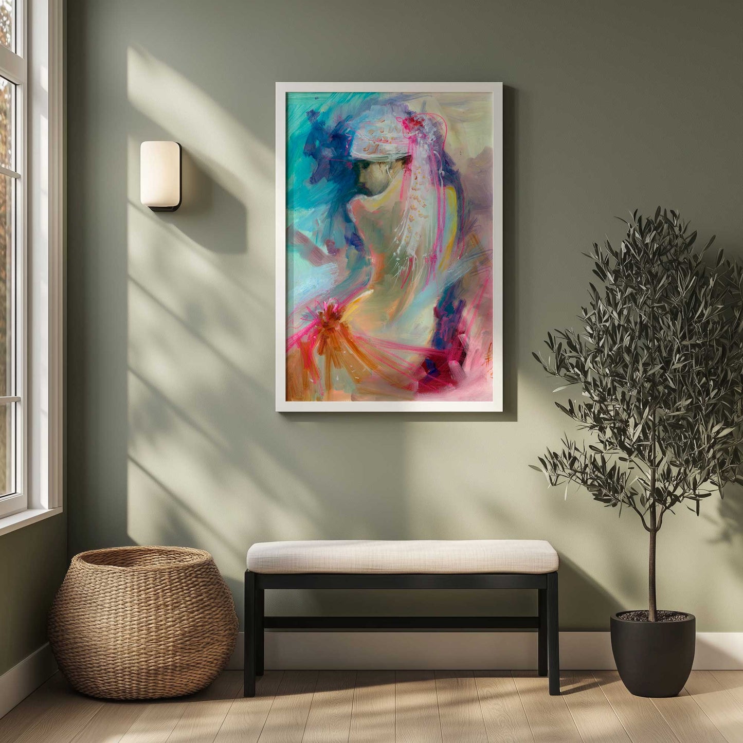 [SPECIAL],[LIFESTYLE], Picture of art hanging in a room