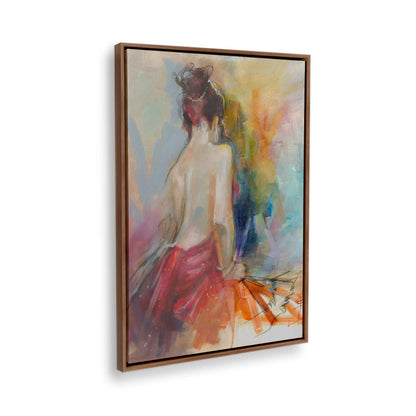 [Color:Walnut], Picture of the corner of the art