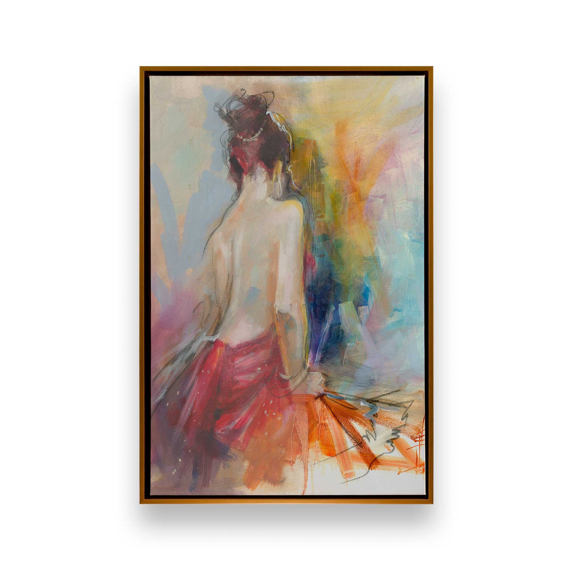 [Color:Polished Gold], Picture of art in a Polished Gold frame